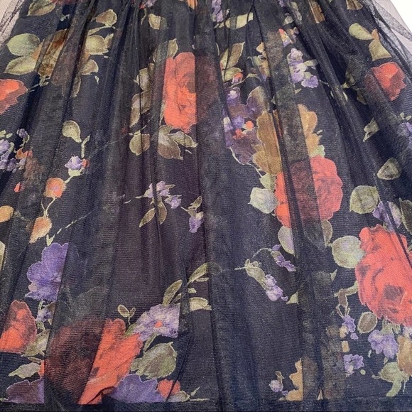 Plastic Island Black Rose Dress Size Small - Picture 12 of 14